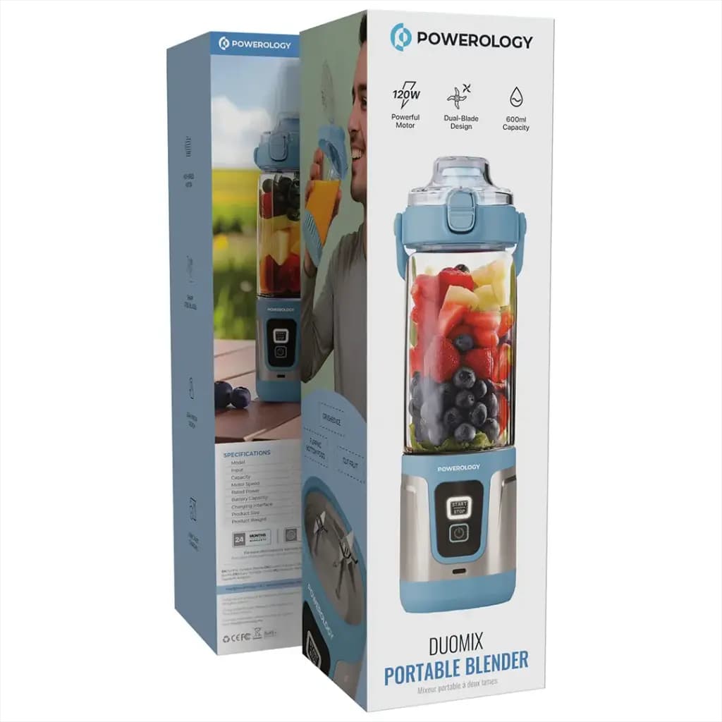مخلوط کن قابل حمل پاورولوژی مدل Duomix Powerology Duomix Portable Blender | PWPB27 — تصویر ۲