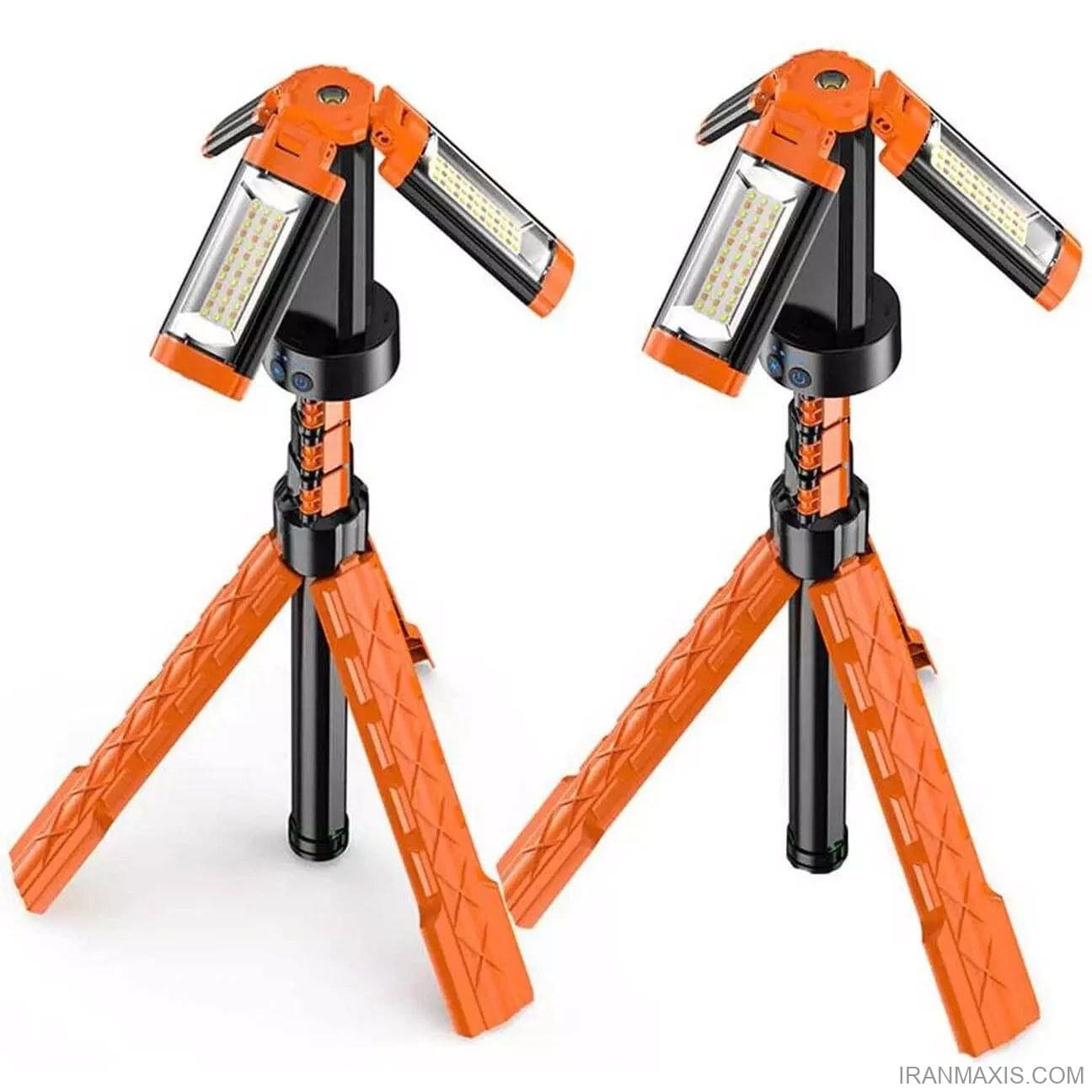 چراغ کمپینگ پایه دار شارژی تاشو ضدآب + پاوربانک | 2500 لومن | Portable Camping Light with Stand,Camping Lights Rechargeable — تصویر ۲