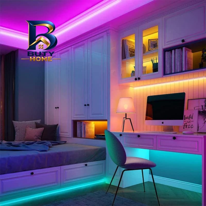 ریسه ال ای دی مدل گیمینگ کد RGB با طول 5 متر — تصویر ۷