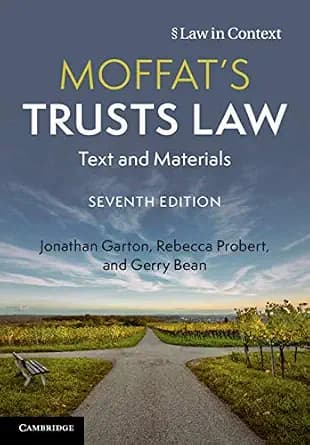و دانلود نسخه کامل کتاب زبان اصلی Moffat’s Trusts Law: Text and Materials (Law in Context) | دانلود کتاب خارجی