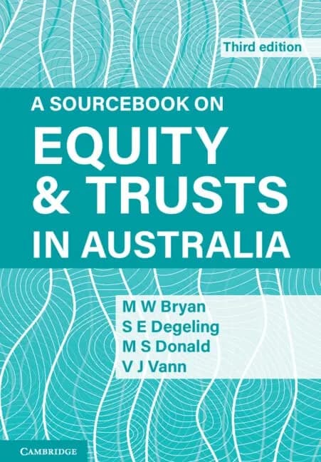 و دانلود نسخه کامل کتاب زبان اصلی A Sourcebook on Equity and Trusts in Australia 3rd Edition | دانلود کتاب خارجی