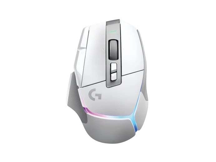 موس Logitech G502 X PLUS White LIGHTSPEED WIRELESS