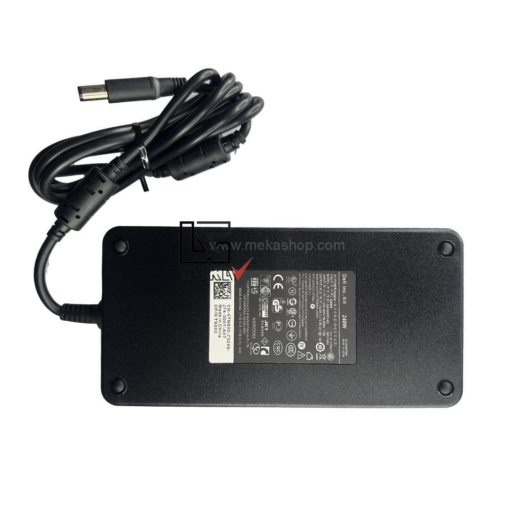 شارژر آداپتور اورجینال لپ تاپ Dell 19.5V 12.3A 240W Pin 7.4×5.0 Slim