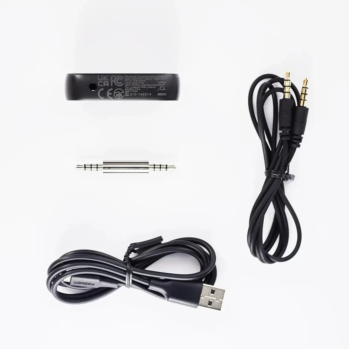 دانگل بلوتوث یوگرین مدل UGREEN Bluetooth 5.0 Aux Car Adapter CM279 — تصویر ۷