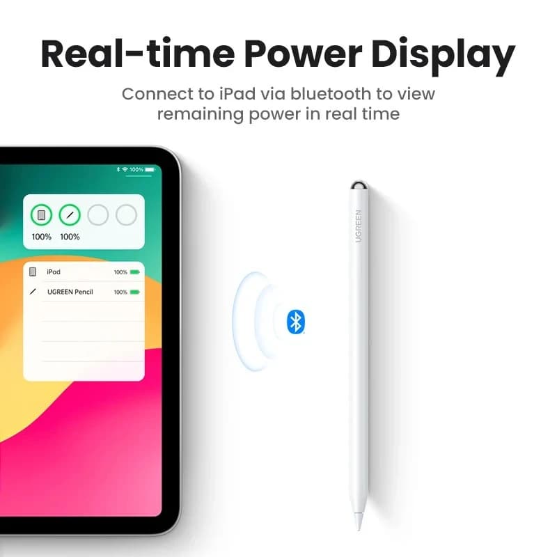 قلم لمسی یوگرین مدل UGREEN Smart Stylus Pen for iPad LP452S — تصویر ۴