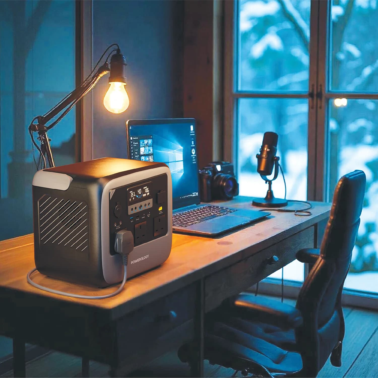 پاور استیشن پاورولوژی مدل Powerology Pater IV Portable Power Station 2000W PWGC2000GY — تصویر ۴
