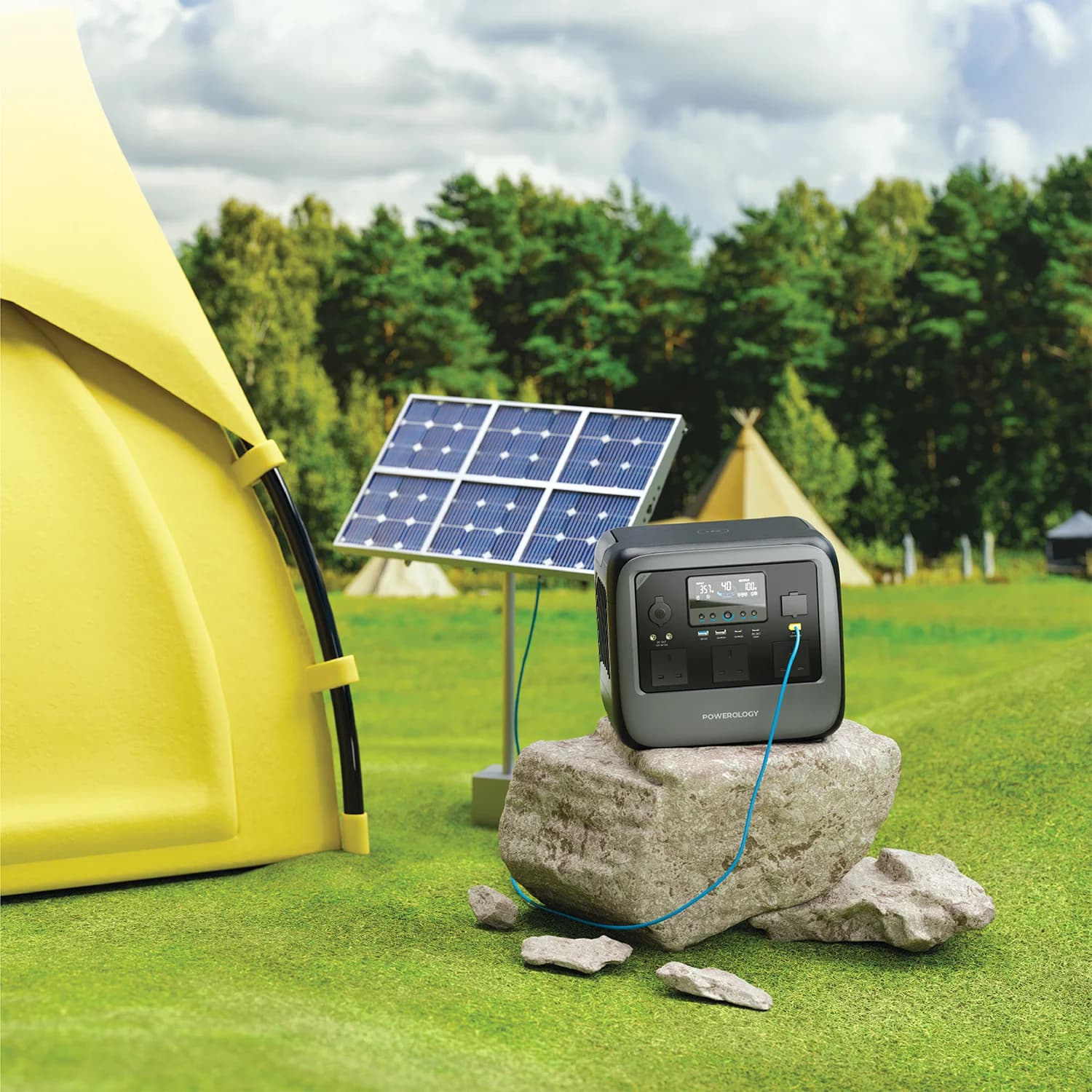 پاور استیشن پاورولوژی مدل Powerology Pater IV Portable Power Station 2000W PWGC2000GY — تصویر ۵
