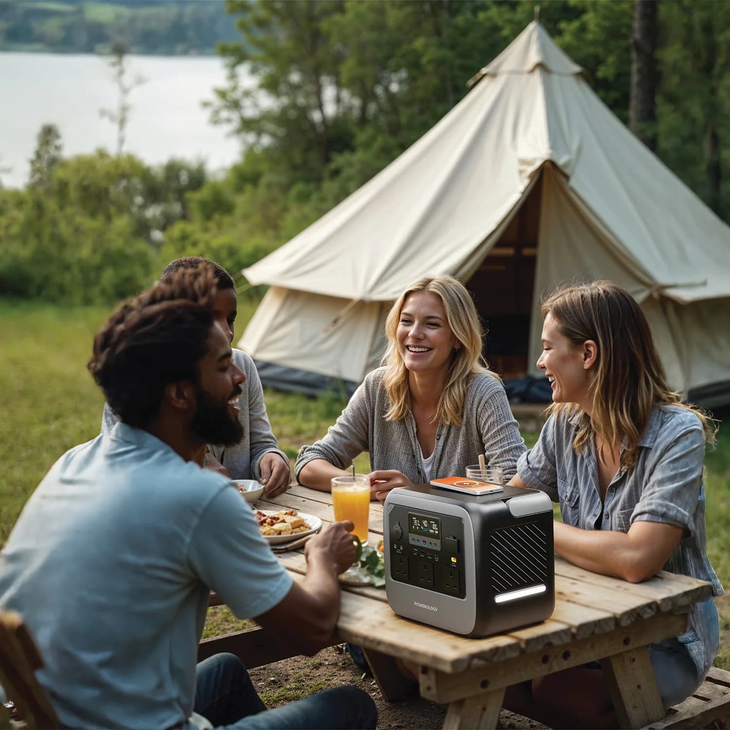 پاور استیشن پاورولوژی مدل Powerology Pater IV Portable Power Station 2000W PWGC2000GY — تصویر ۲
