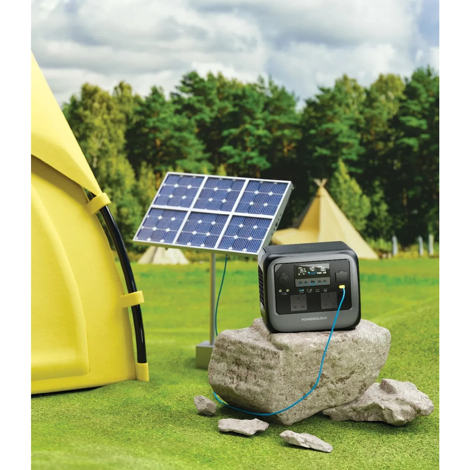 پاور استیشن پاورولوژی مدل Powerology Pater II Portable Power Station 700W PWGC700GY — تصویر ۴