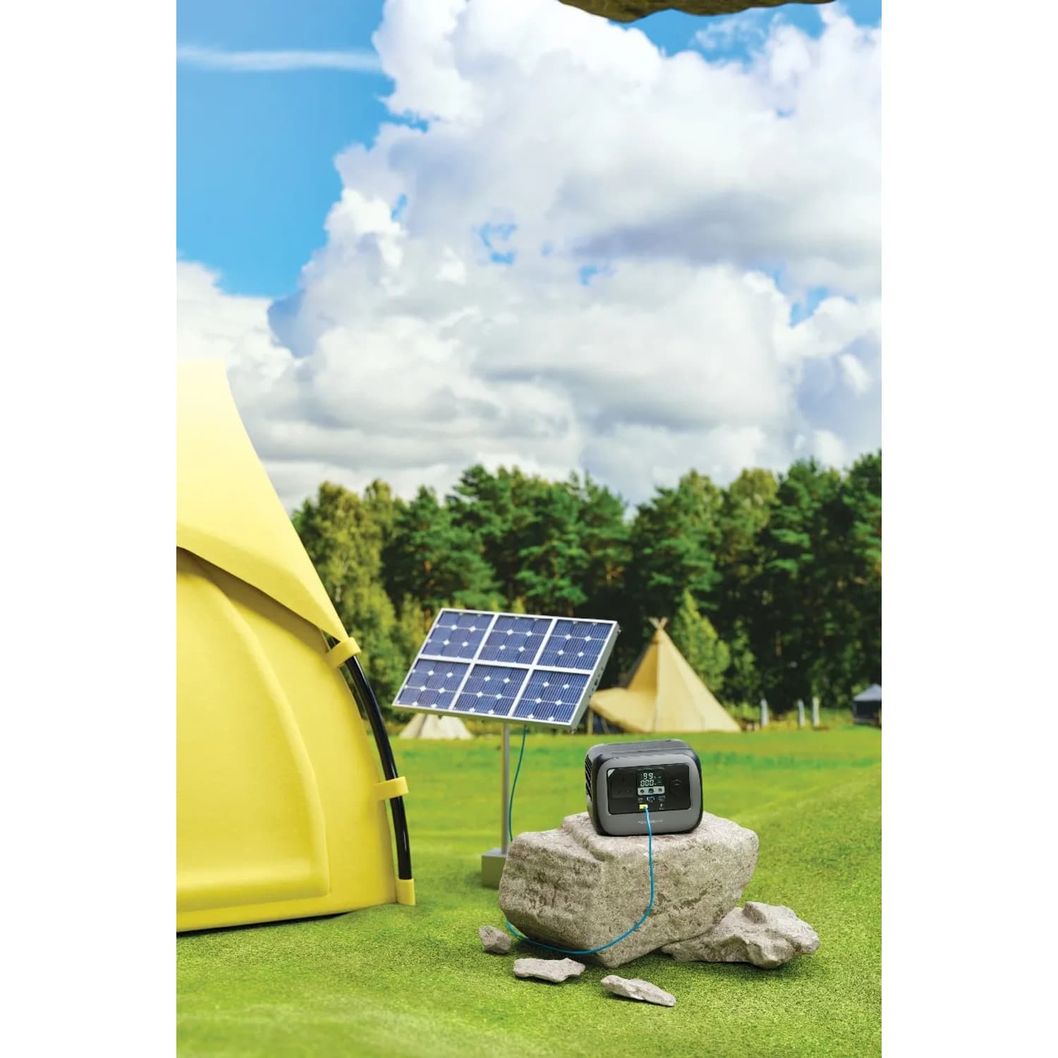 پاور استیشن پاورولوژی مدل Powerology Pater I Portable Power Station 300W PWGC300GY — تصویر ۲