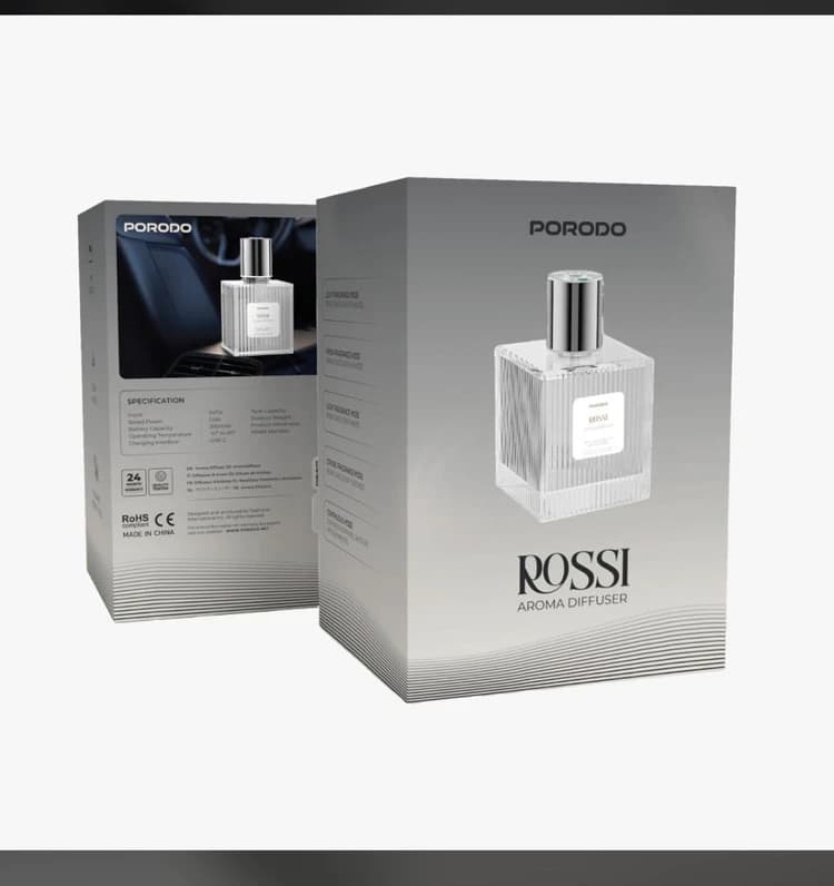 دستگاه پخشکننده عطر ۵۰۰ میلیلیتر پرودو Rossi | تایمر و نورپردازی