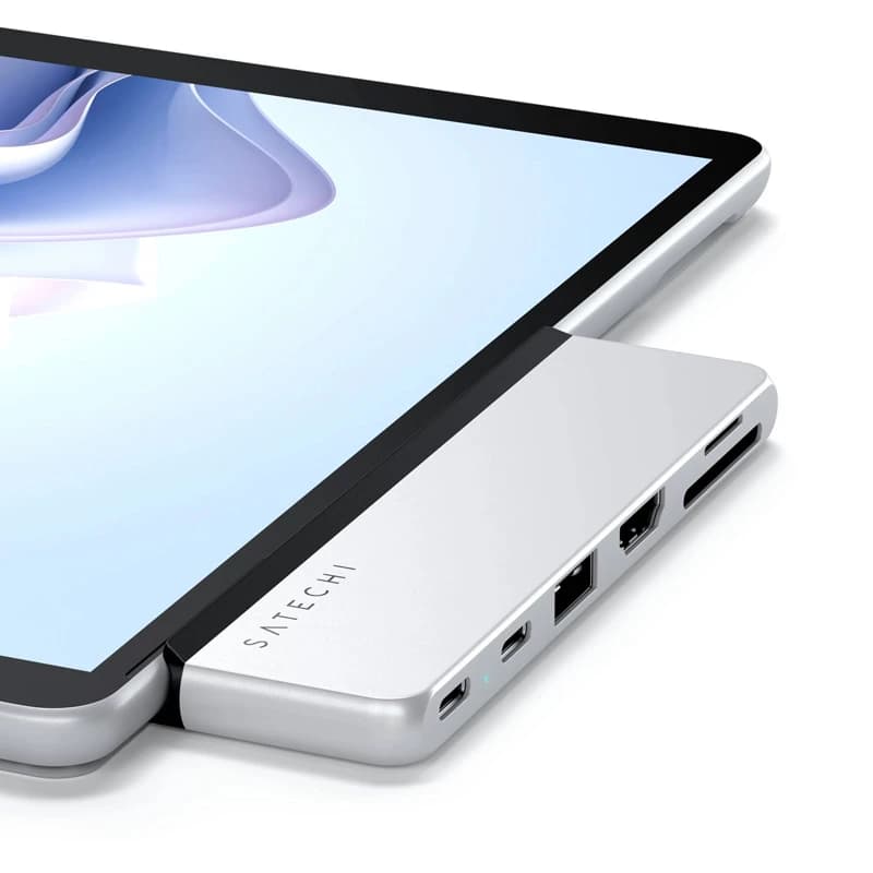 هاب 6 پورت ساتچی مدل DUAL USB-C Surface Pro — تصویر ۷