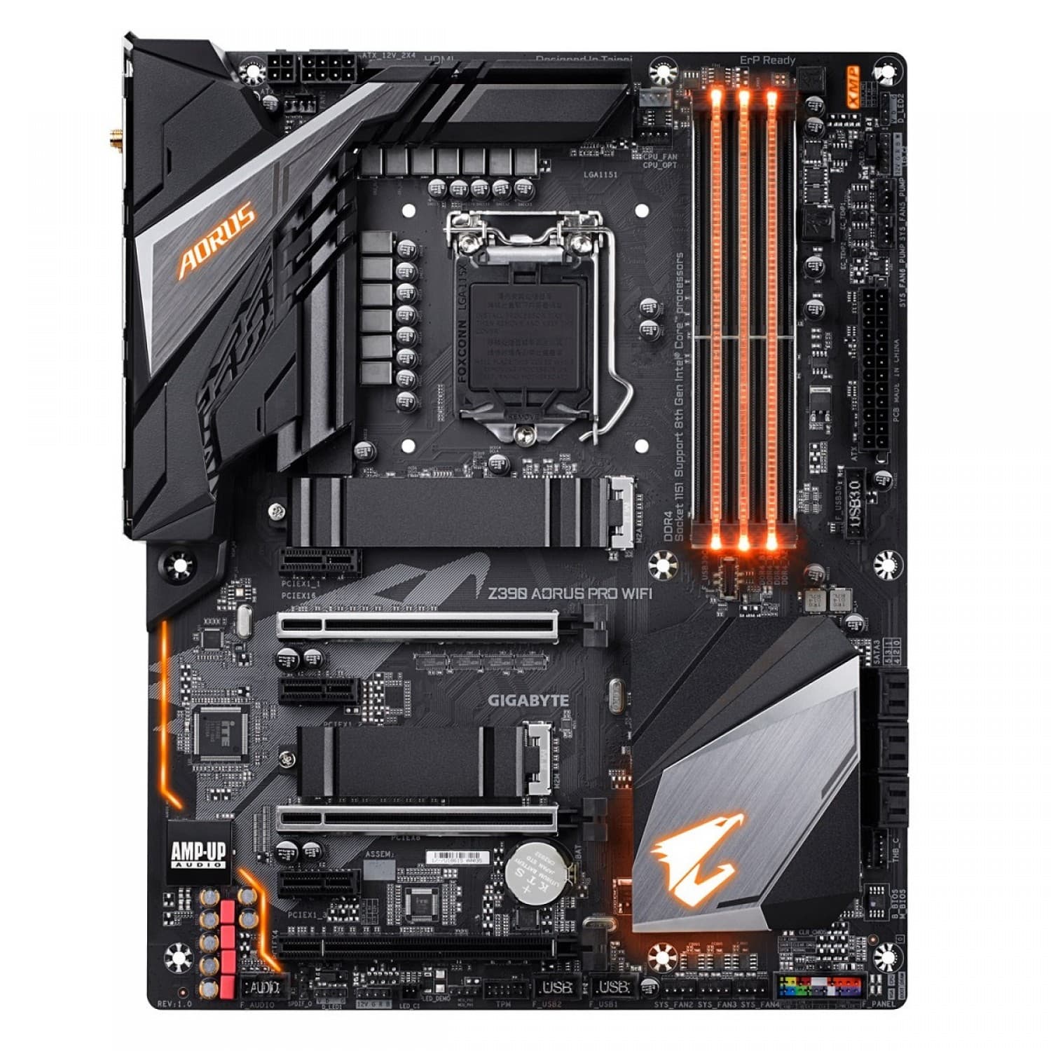 مادربرد استوک آروس مدل AORUS Z390 Pro Wifi باندل اینتل i5-9400F و 8 گیگ رم — تصویر ۲