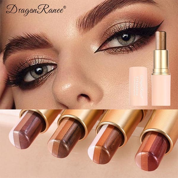 سایه چشم استیکی دراگون Dragon Ranee سه رنگ با ماندگاری بالا (Dragon Ranee 3-Color Eyeshadow Stick – Long Lasting) — تصویر ۴
