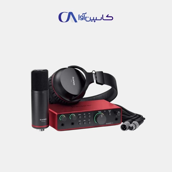 پکیج استودیویی فوکوسرایت Focusrite Scarlett 2i2 Studio G4