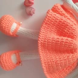 عروسک بافتنی خرگوش گوش دراز، غرفه عروسک بافتنی ریحانه — تصویر ۴