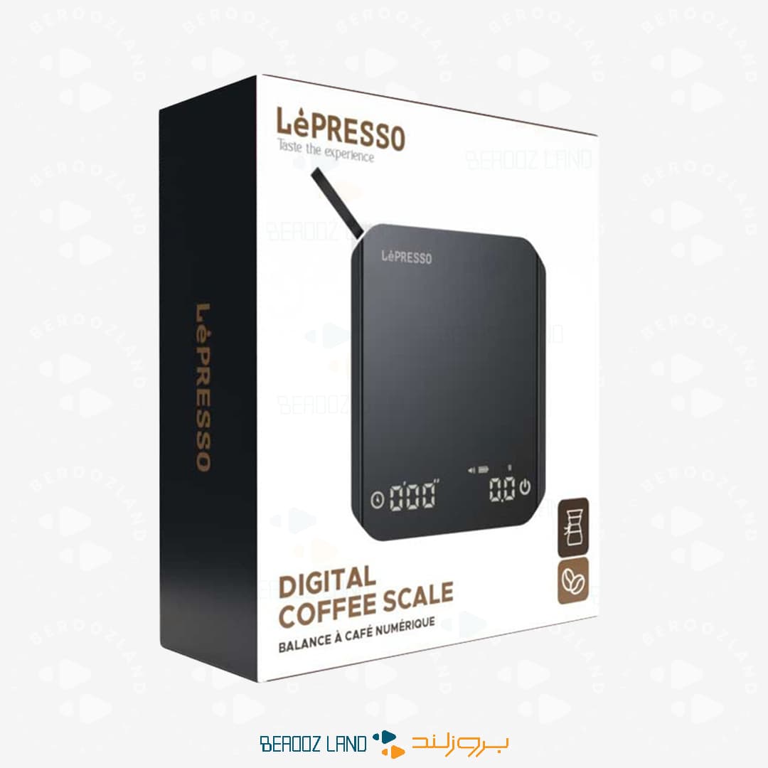 ترازوی قهوه لپرسو مدل LPMDCSTBK دیجیتال — تصویر ۲