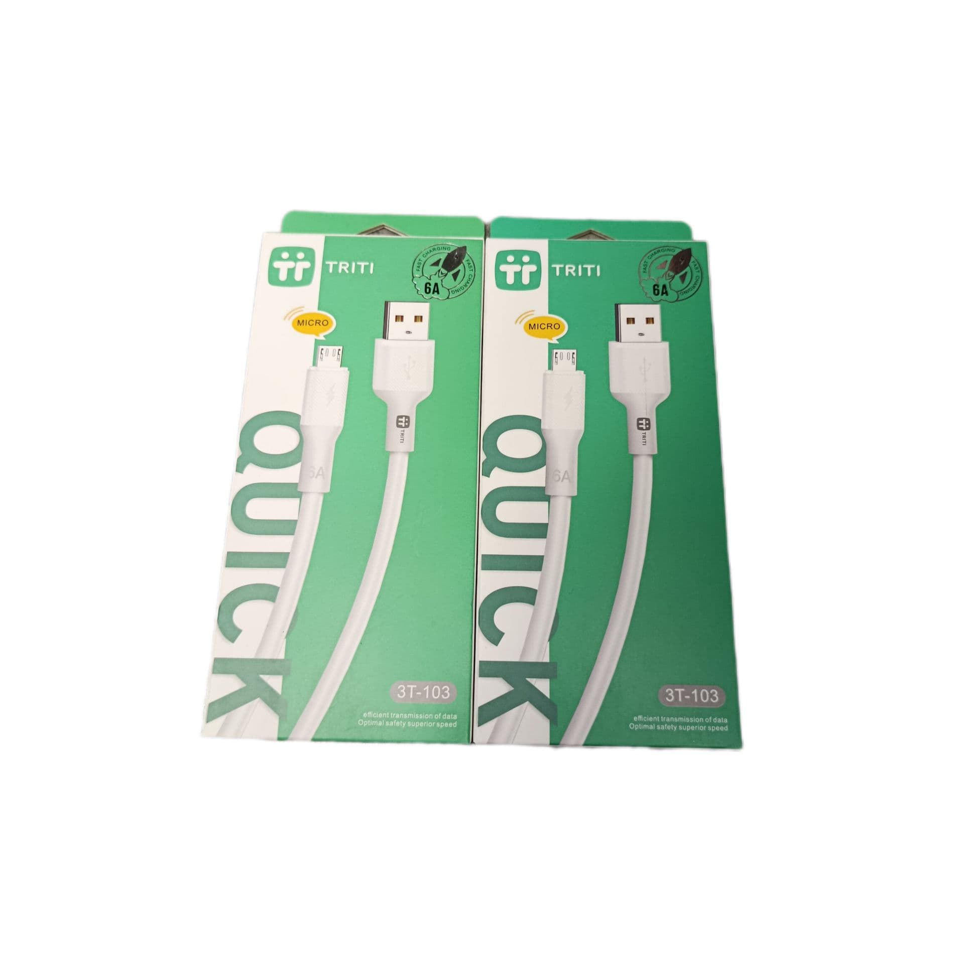 کابل شارژ Micro USB تریتی TRITI مدل 3T-103 فست شارژ 6 آمپر — تصویر ۲