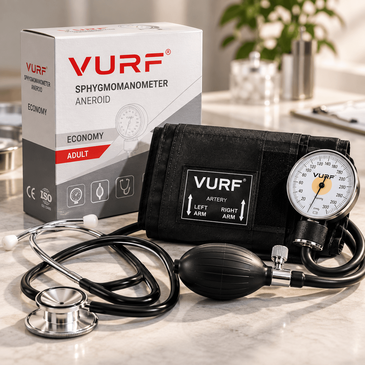 فشارسنج عقربه‌ای رقابتی با گوشی وورف VURF