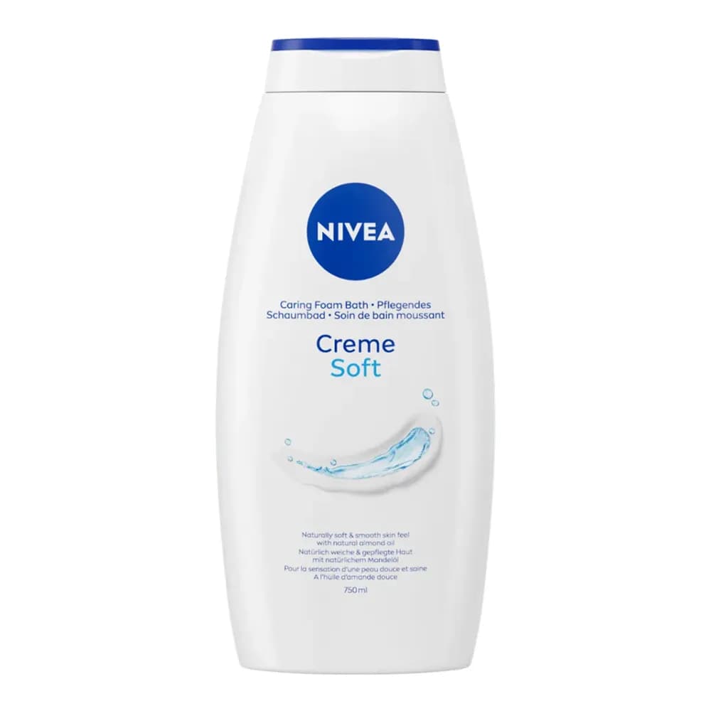 شامپو بدن کرمی نیوآ مدل Cream Soft حاوی روغن بادام حجم 750 میل
