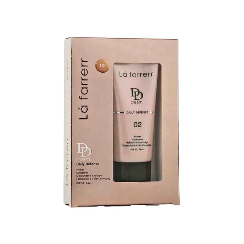 دی دی کرم رنگی لافارر مدل SPF 30 ،02 مناسب انواع پوست، حجم 33 میلی لیتر