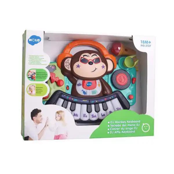 پیانو موزیکال میمون برند هولی تویز HOLA TOYS کد 3137