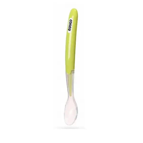 قاشق سیلیکونی نوزاد برند رووکو Rovco کد 3770 — تصویر ۳
