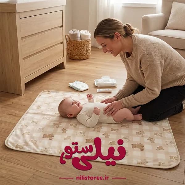 زیر انداز تعویض طرح پاپیون برند princess