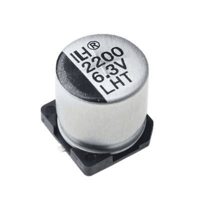 خازن الکترولیت CAP ELEC 2200UF 6.3V 10*10.5MM SMD