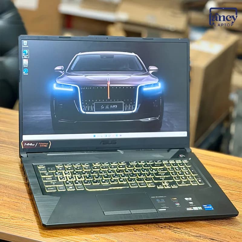 لپ تاپ استوک 17.3 اینچی ایسوس TUF Gaming F17 FX706HEB Core i7-11800H 16GB DDR4 1TB SSD RTX 3050 Ti 4GB FHD IPS 144Hz — تصویر ۳