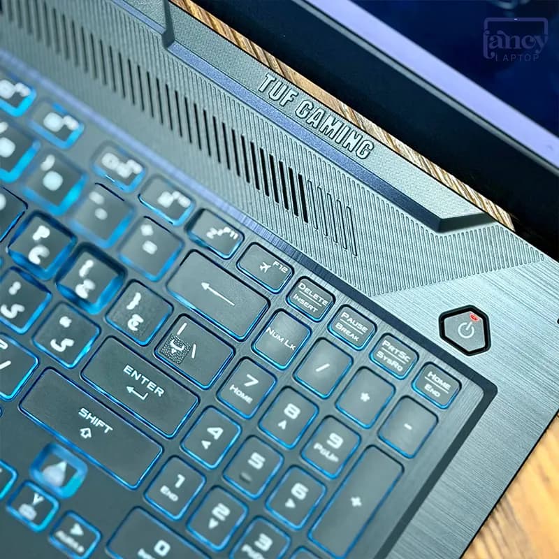 لپ تاپ استوک 17.3 اینچی ایسوس TUF Gaming F17 FX706HEB Core i7-11800H 16GB DDR4 1TB SSD RTX 3050 Ti 4GB FHD IPS 144Hz — تصویر ۲