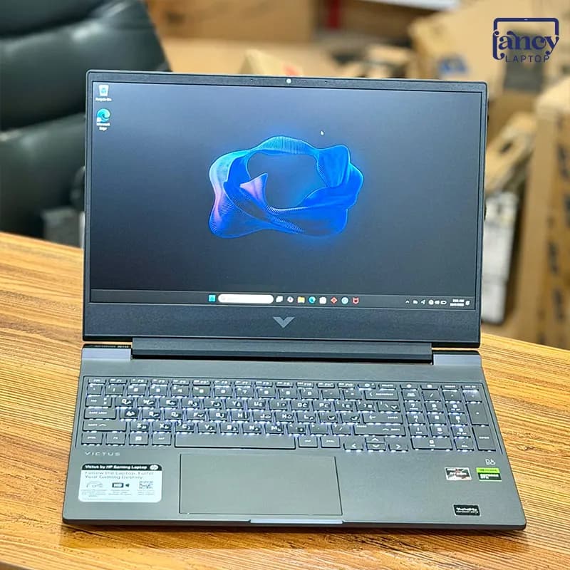 لپ تاپ اپن باکس 15.6 اینچی اچ پی Victus 15-fb1000 Ryzen 5 7535HS 16GB DDR5 512GB SSD RTX 2050 4GB FHD IPS 144Hz — تصویر ۵