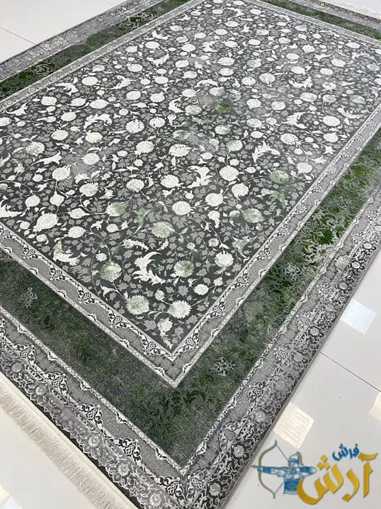 فرش افشان 1200 شانه دلفینی طرح بهار — تصویر ۲