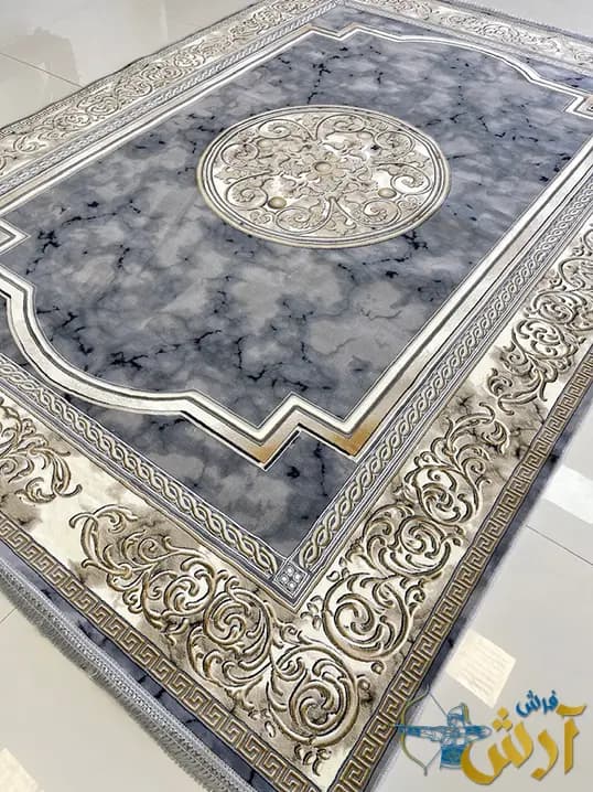 فرش ورساچه 1200 شانه طرح ماهساره فیلی — تصویر ۲