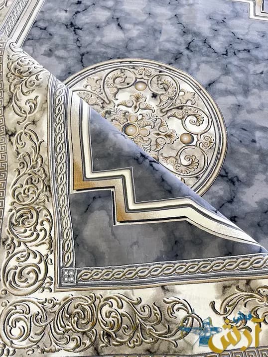 فرش ورساچه 1200 شانه طرح ماهساره فیلی — تصویر ۶