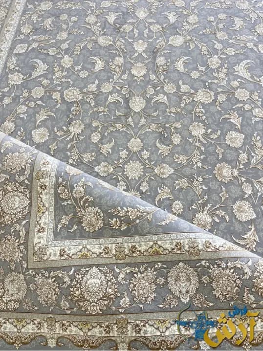 فرش کاشان طرح افشان فیلی زرین 1200 شانه — تصویر ۳