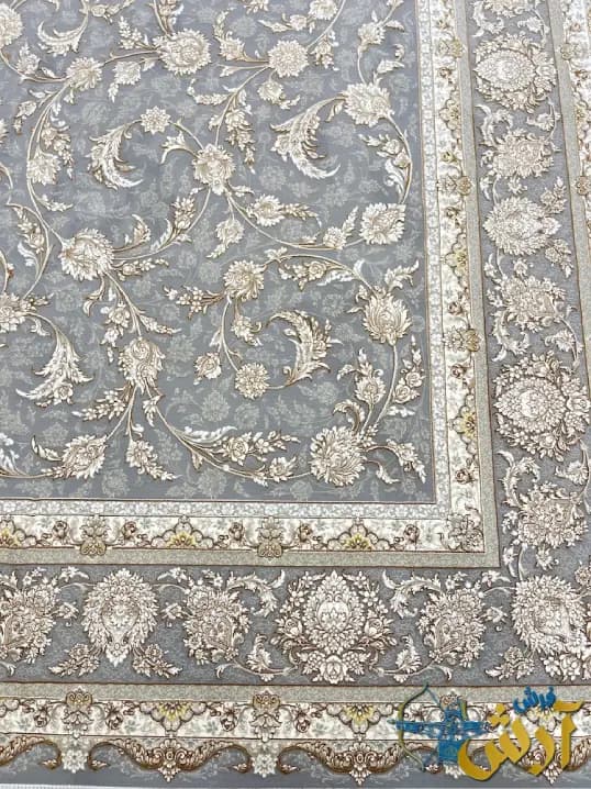 فرش کاشان طرح افشان فیلی زرین 1200 شانه — تصویر ۴