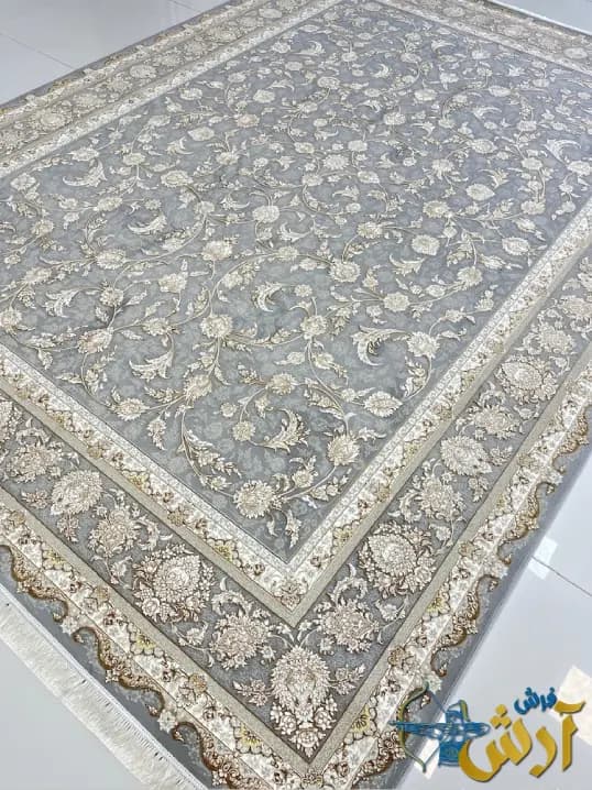 فرش کاشان طرح افشان فیلی زرین 1200 شانه — تصویر ۲