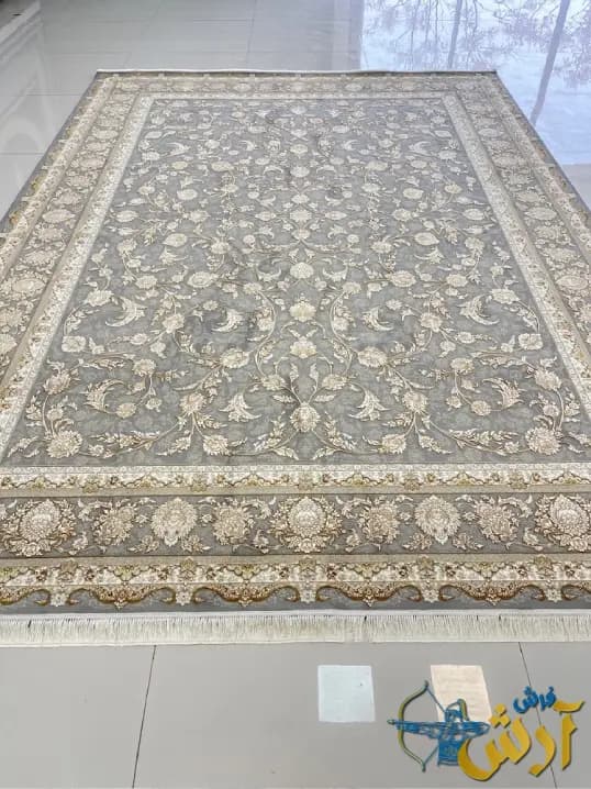 فرش کاشان طرح افشان فیلی زرین 1200 شانه