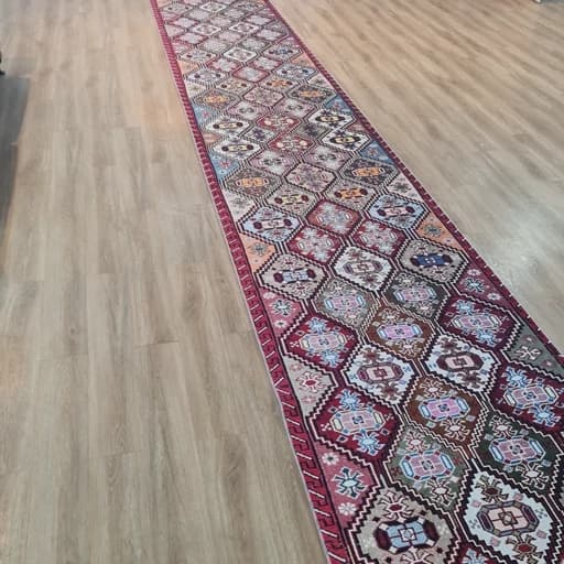 فرشینه باشگاه راهرویی و کناره 1 در 3 طرح هندسی کد Roll 94(پس کرایه) — تصویر ۲