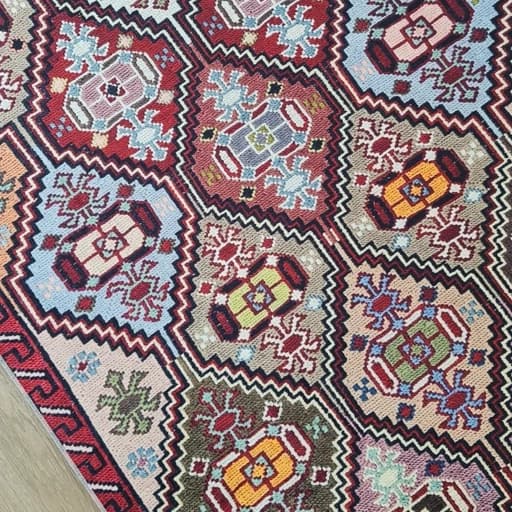 فرشینه باشگاه راهرویی و کناره 1 در 3 طرح هندسی کد Roll 94(پس کرایه) — تصویر ۴