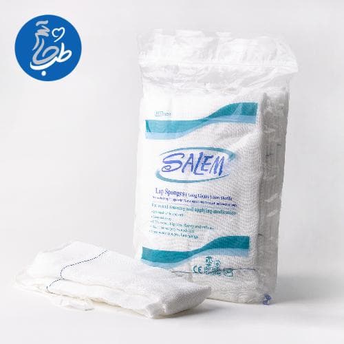 لانگ گاز طبي 2لا با نخ تار و پود نمره 30 سايز (cm 40×30) عدد سالم