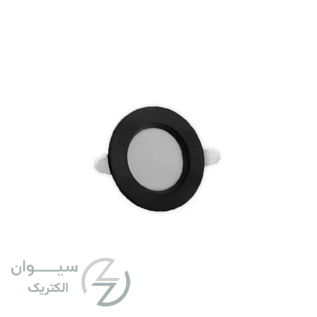 سولاریس 9 وات دایره ای بدنه مشکی سفید