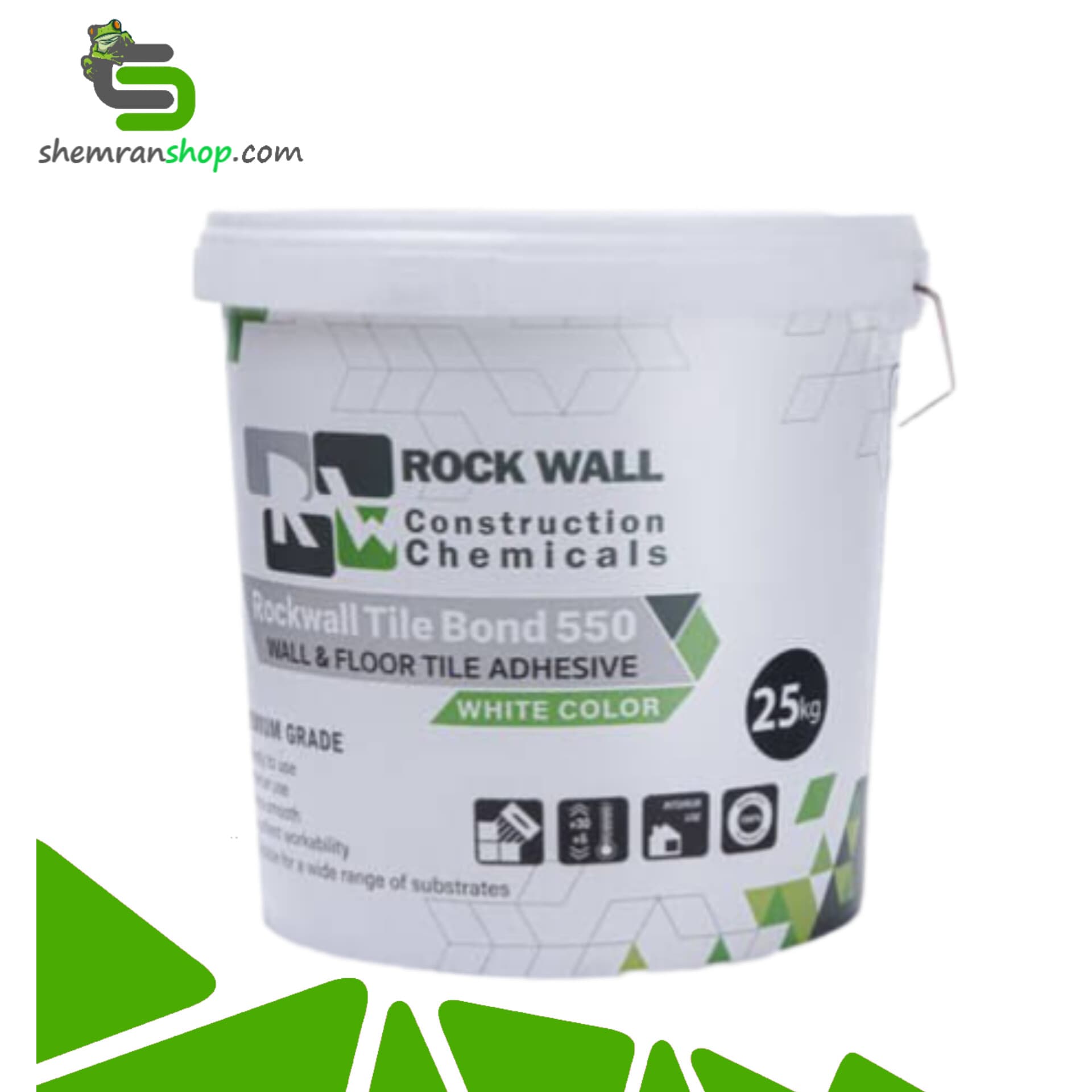 چسب خمیری Rockwall Tile Bond ۵۵۰ – سطل 25 کیلوگرم