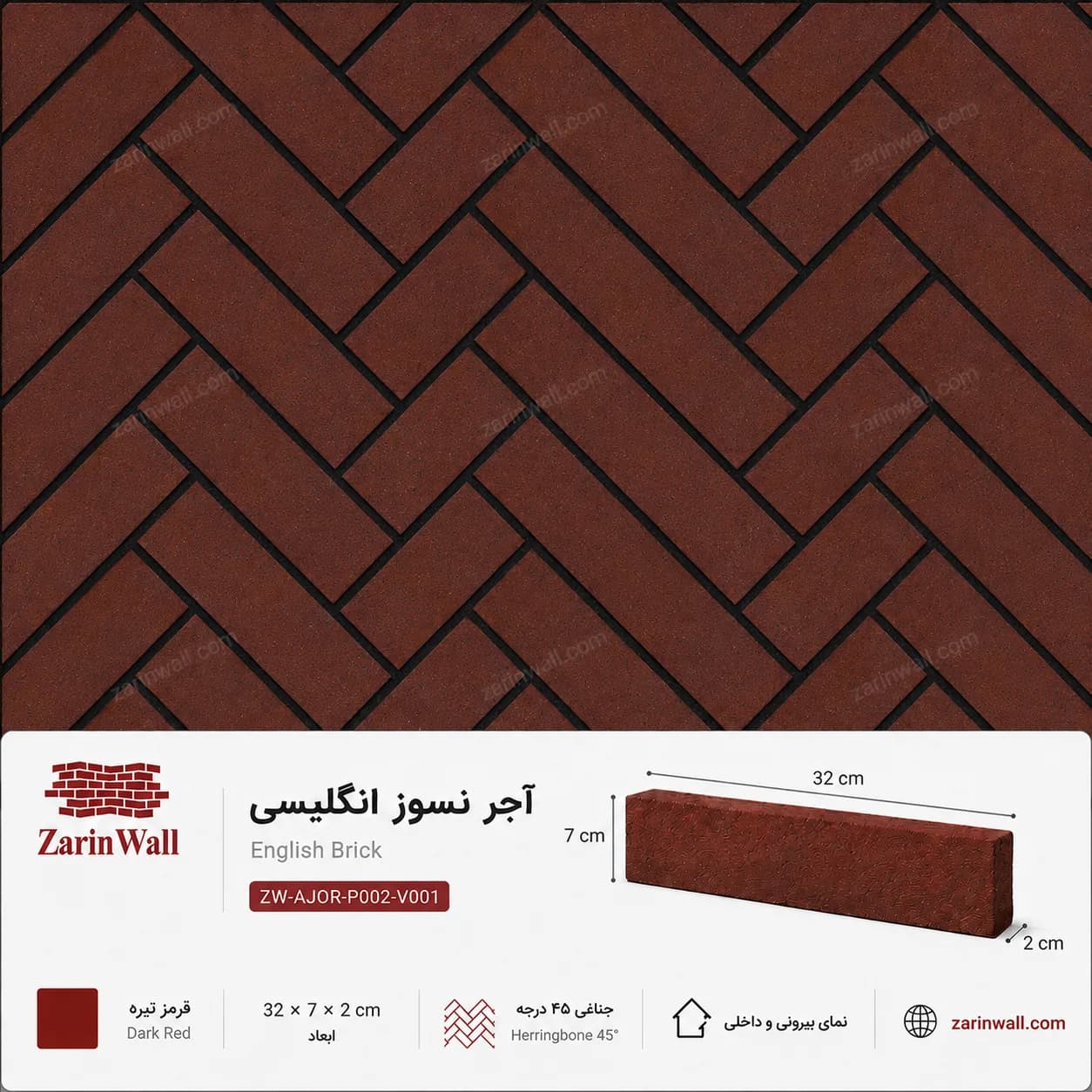 آجر نسوز انگلیسی — تصویر ۶