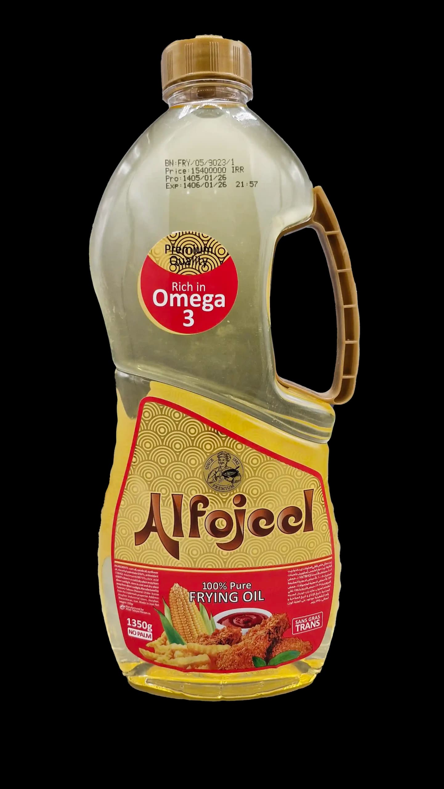 روغن سرخ کردنی ذرت 1500cc