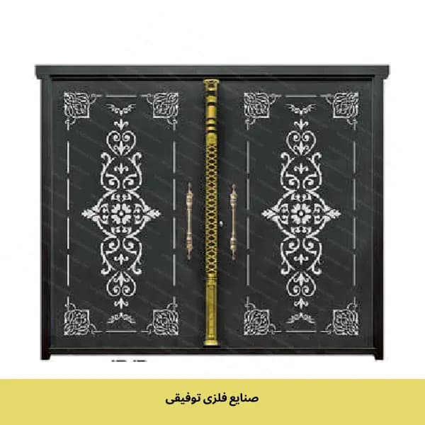 درب حیاط دو لنگه لیزر – کد 21131