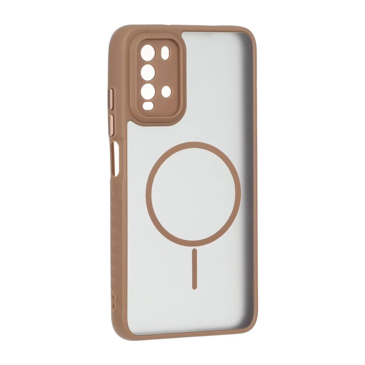 قاب مات طرح مگ سیف دور هاشور محافظ لنزدار Xiaomi Poco M3 / Redmi 9T 4G — تصویر ۲
