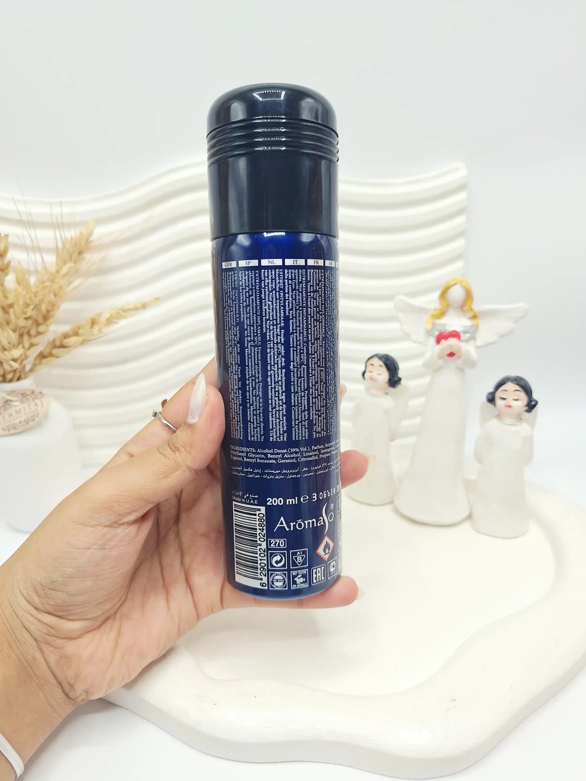 اسپری خوشبو کننده BLEU DE AROMASQ حجم 200 میل عربی کد 4880