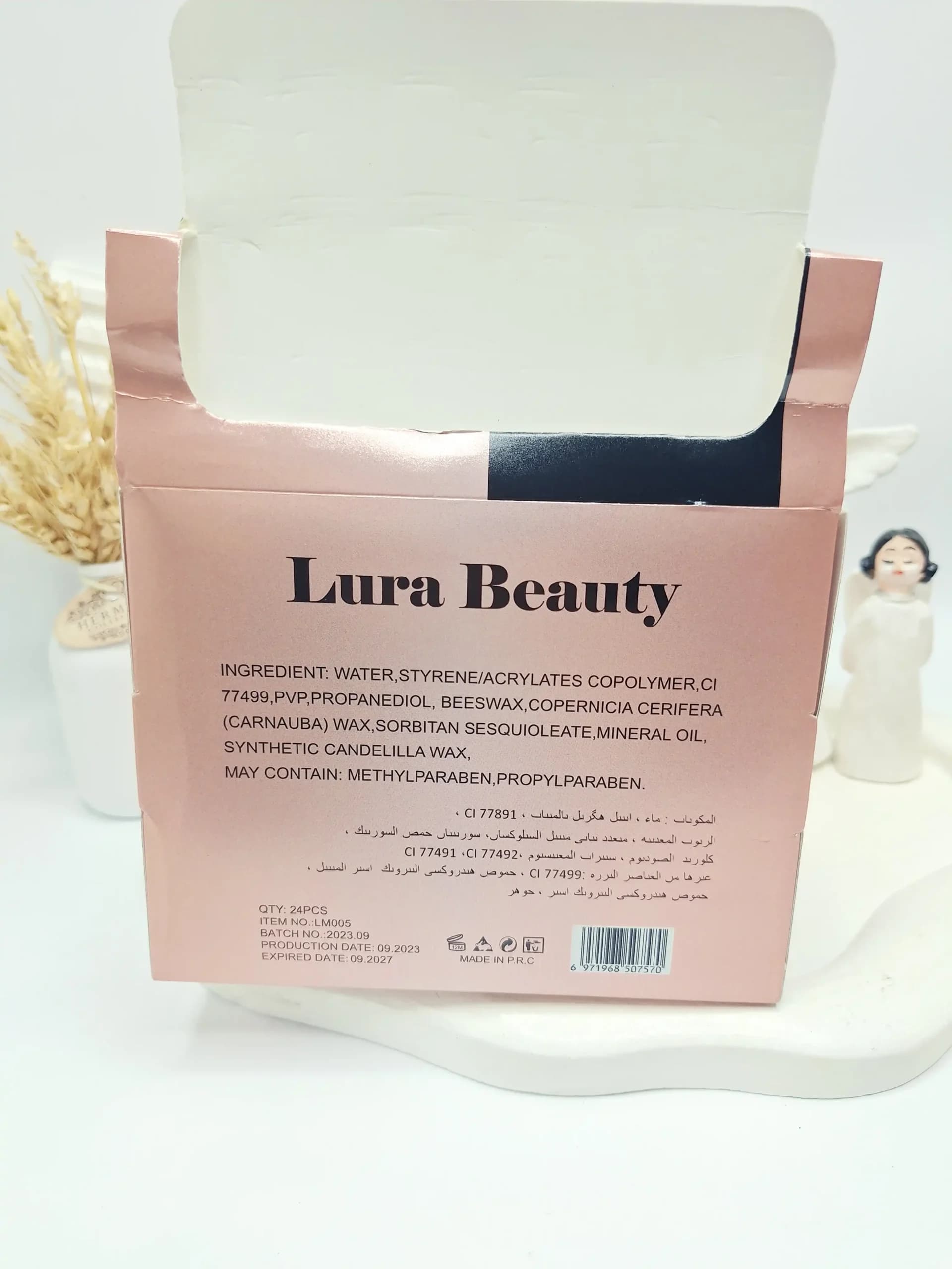 ریمل ژله ای حجم دهنده ماسکارا لارا بیوتی کد 005